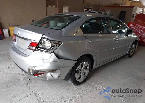 2013 Honda Civic Lx из США, поврежденный, VIN 19XFB2F50DE039932